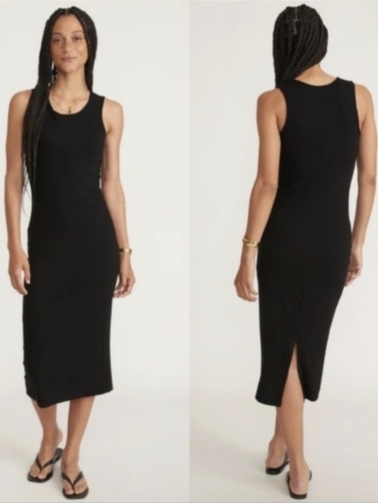 Marine Layer Dresses & Skirts - Marine Layer Women's Black Sleeveless Midi Tank Dress Size M